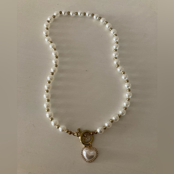 Pearl heart necklace - Picture 4 of 4
